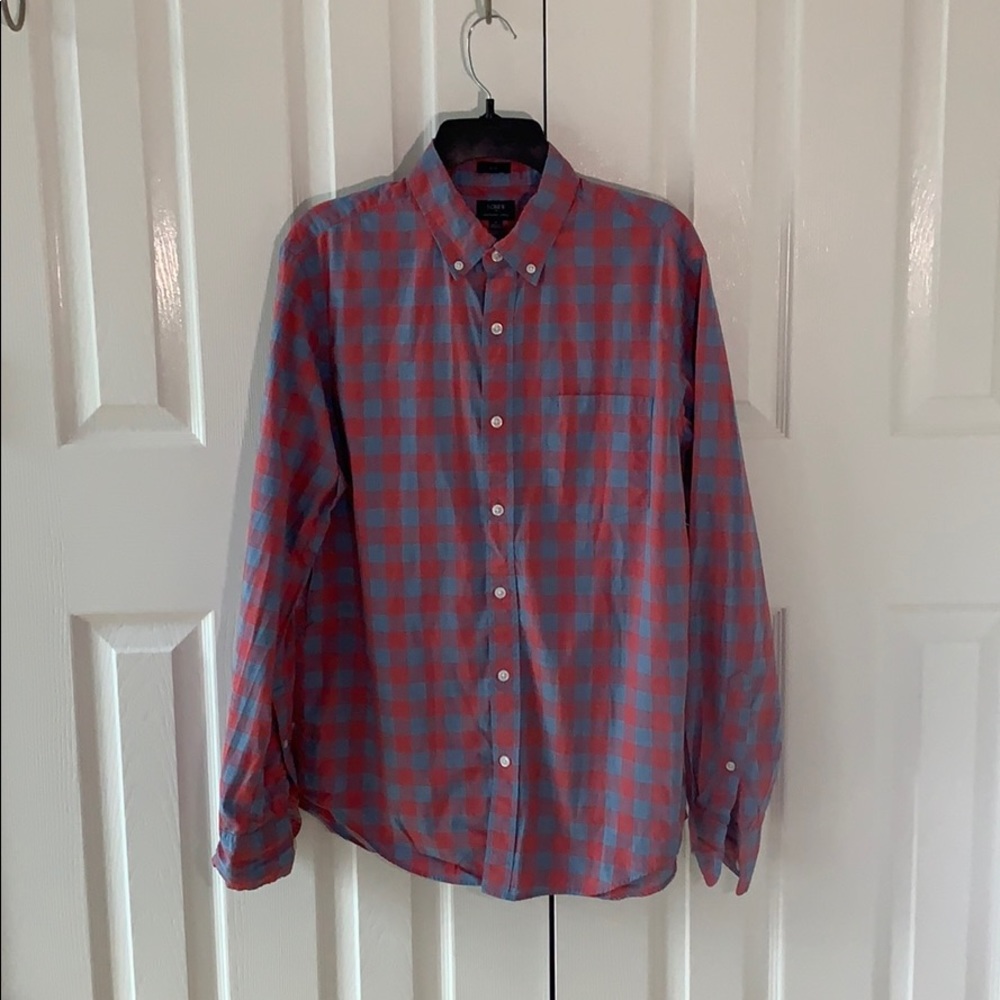 Slim fit heathered cotton casual Button down shirt